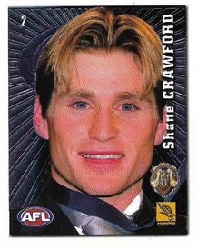2000 Select AFL Stickers #2 Shane Crawford Front